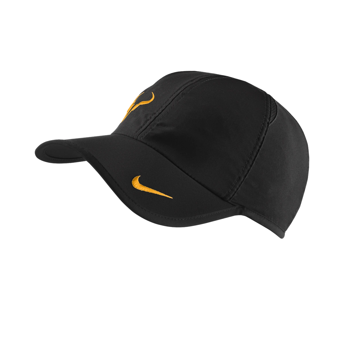 Nike Rafa Bull Logo hat in Black w/Del Sol [398224-017] from the Holiday 2010 tennis collection